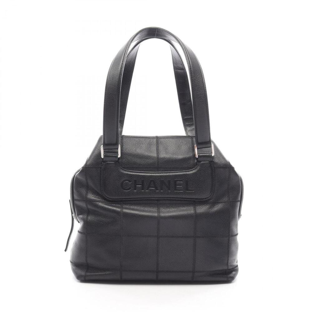 Chanel Chocolate Bar Tote Bag, Handbag, Caviar Leather (Grained Calfskin), Wo...